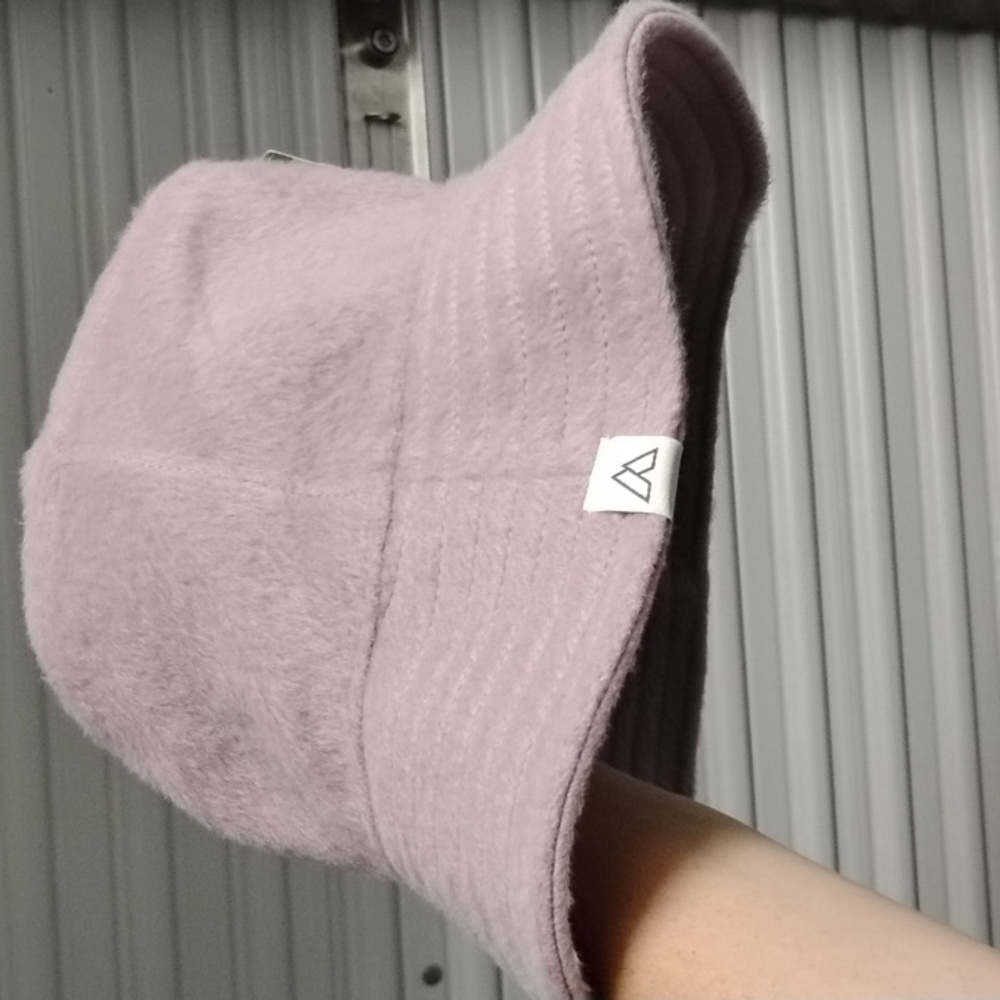 Brushed bucket hat light purple